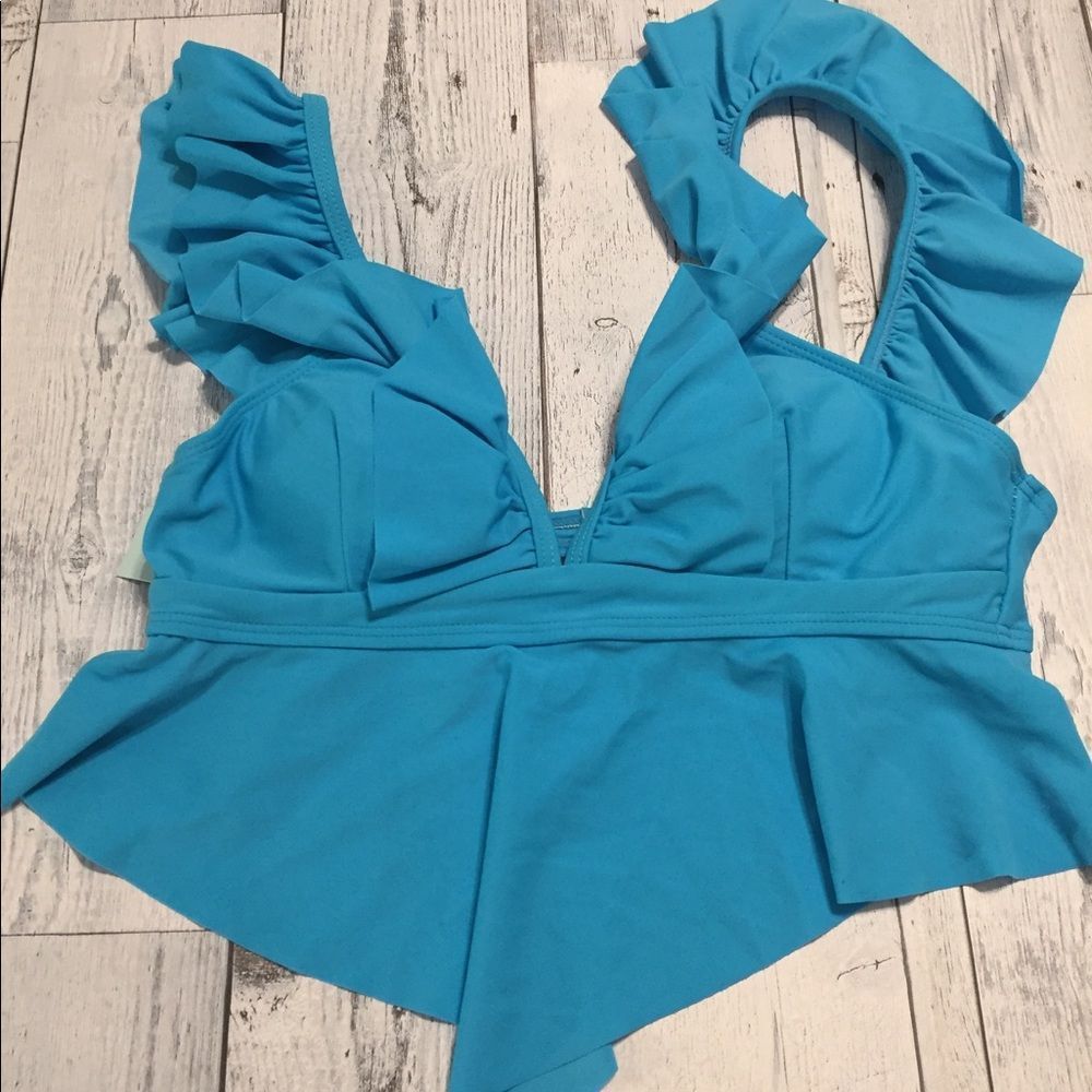 Dressfo NWT Blue Bikini Top